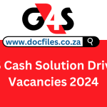 G4S Cash Solution Drivers Vacancies 2024