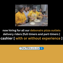 Debonairs Pizza Is Hiring