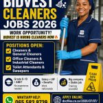 BIDVEST IS HIRING CLEANERS