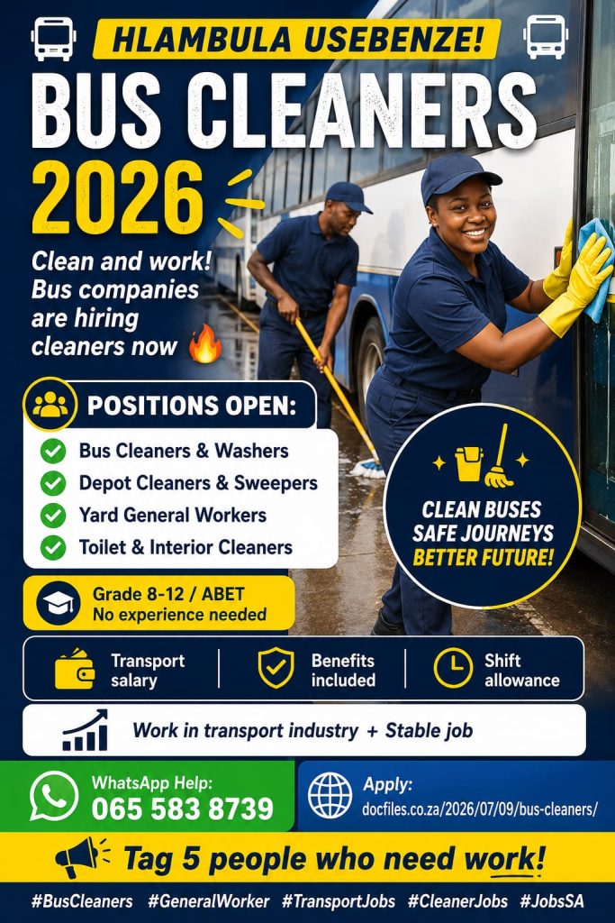 Bus Cleaners