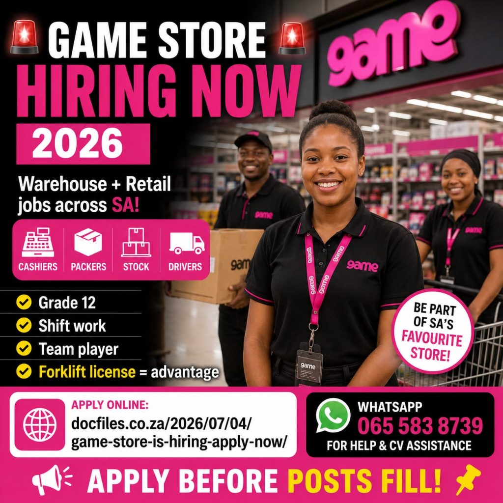Game Store Is Hiring – Apply Now
