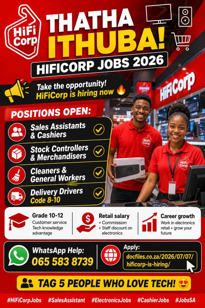 HIFICORP IS HIRING