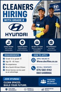 Hyundai Cleaners Apply Now