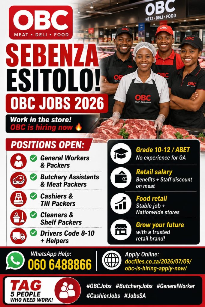 OBC Is Hiring Apply Now