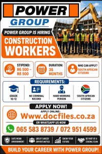 Power Group Is Hiring Construction Workers