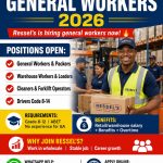 RESSELS IS HIRING GENERAL WORKERS
