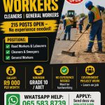 ROADS WORKERS CLEANERS AND GENERAL WORKERS
