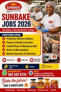 Sunbake Is Hiring – Apply Now