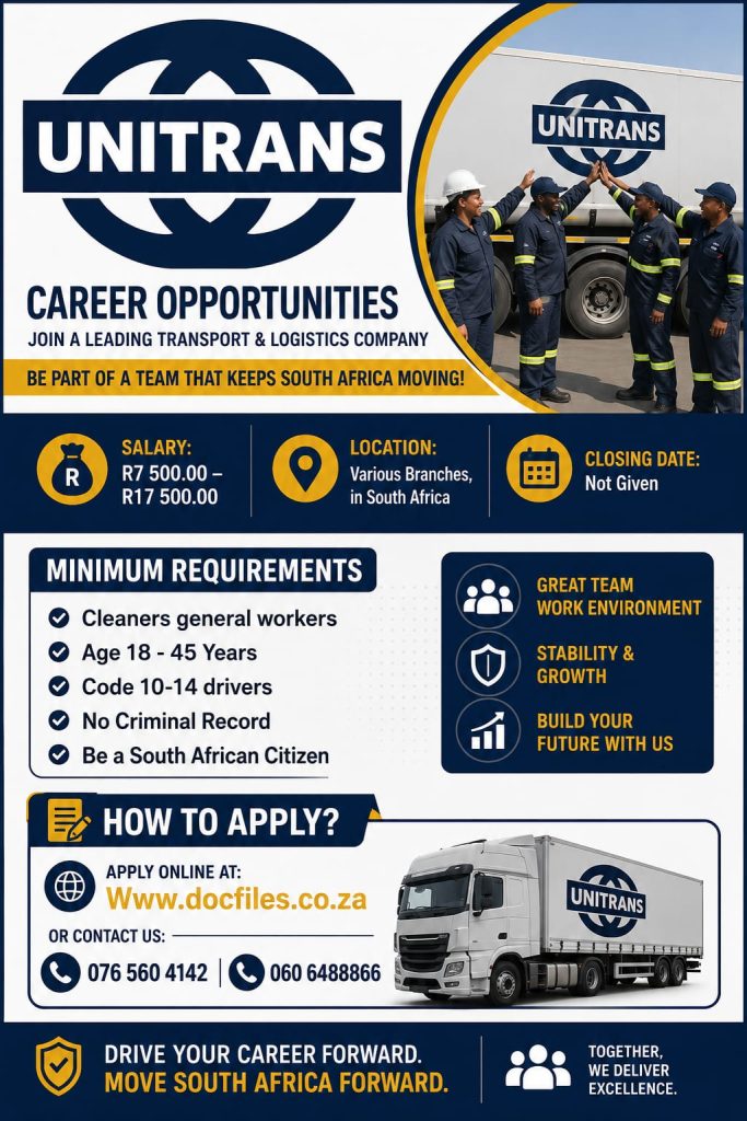 Unitrans Is Hiring Apply Now