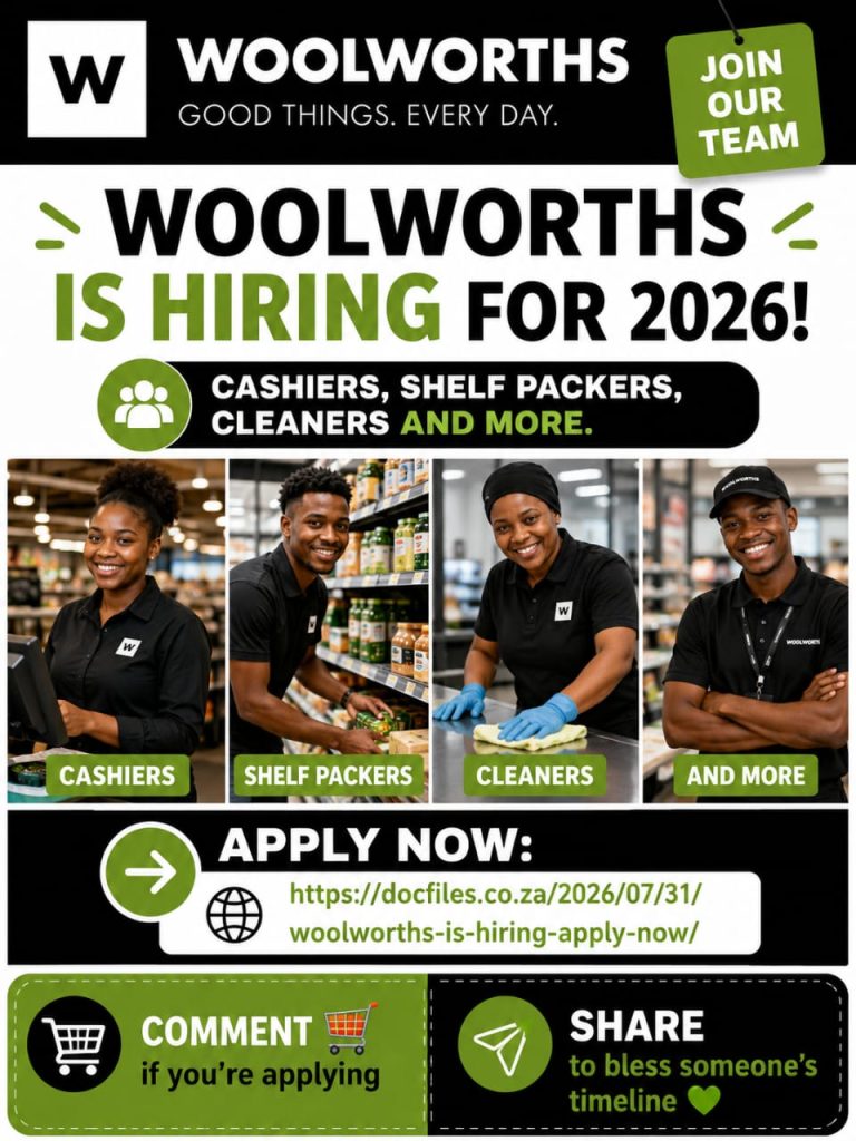 Woolworths is hiring Apply Now