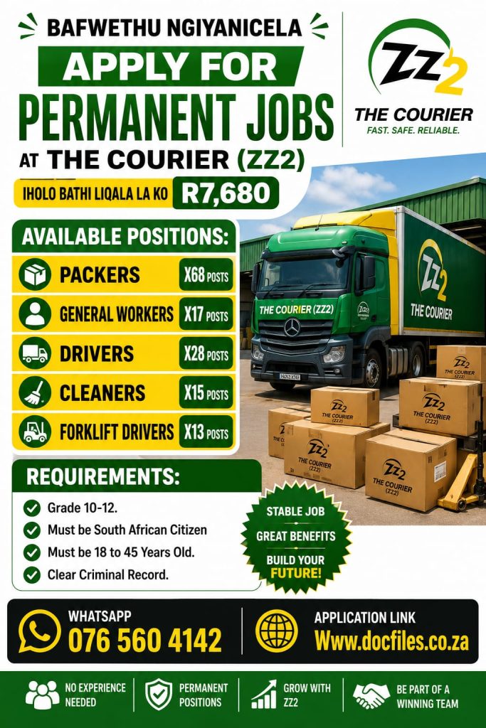 ZZ2 Is Hiring General Workers