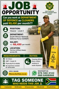 Department of Defence Cleaners 