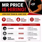 Mr Price Is Hiring