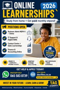 Online Learnerships 2026