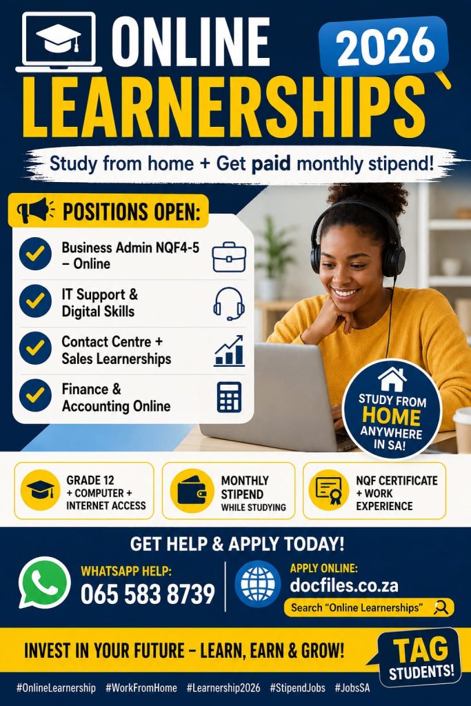 Online Learnerships 2026
