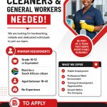 TSEBO CLEANERS AND GENERAL WORKERS 2026