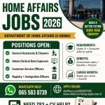 HOME AFFAIRS IS HIRING APPLY NOW